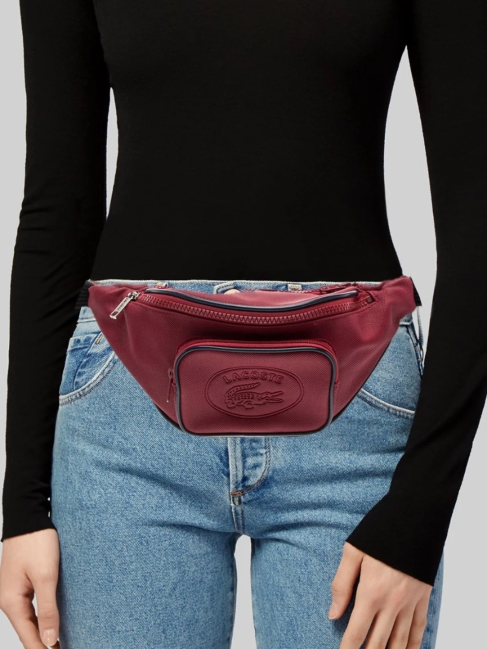 Lacoste red belt bag